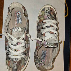 BOBS from Skechers Multicolor dog Print Sneakers
